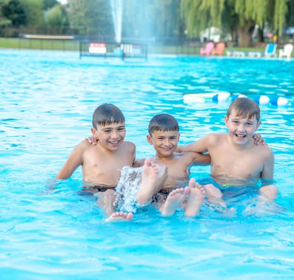 Choose from one, not two, pools to splash around with friends!