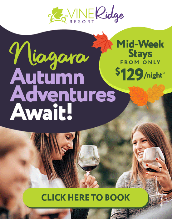 Niagara Autumn Adventures Await - Mid-Week Stays from $129/Night in Sept & October