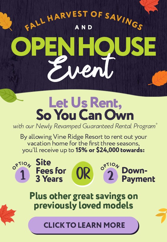 RSVP to Attend our Fall Harvest of Savings & Open House Events