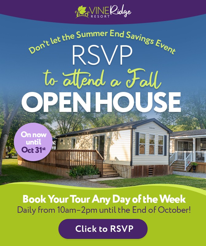 Summer's Not Over Yet! Attend a Fall Open House & Enjoy The Best Prices of the Season on Vacation Homes for Sale in NOTL